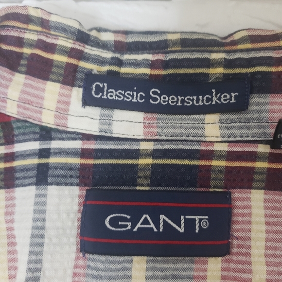 Gant Seersucker button down,  Size XL - Picture 4 of 4